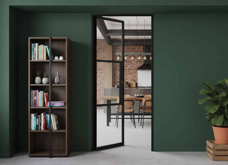 aluminium internal aluspace door