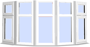 5 section bow window