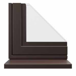 brown prestige aluminium windows