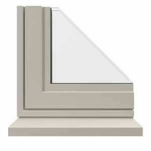 cream prestige aluminium windows