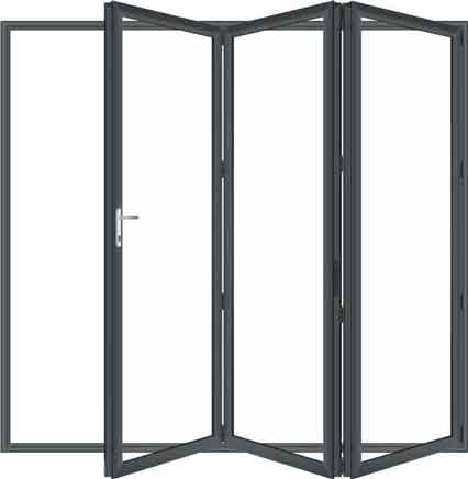 3 Panel Aluminium Bifold Doors 303