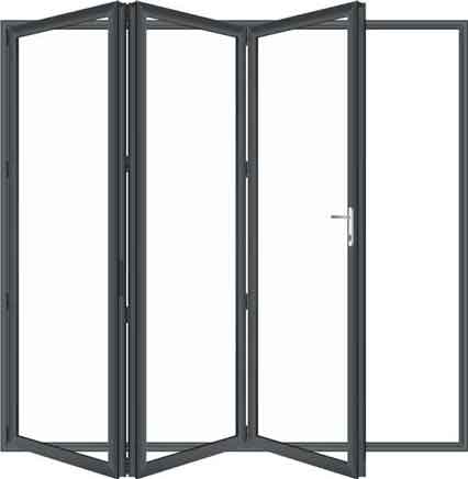 3 Panel Aluminium Bifold Doors 330
