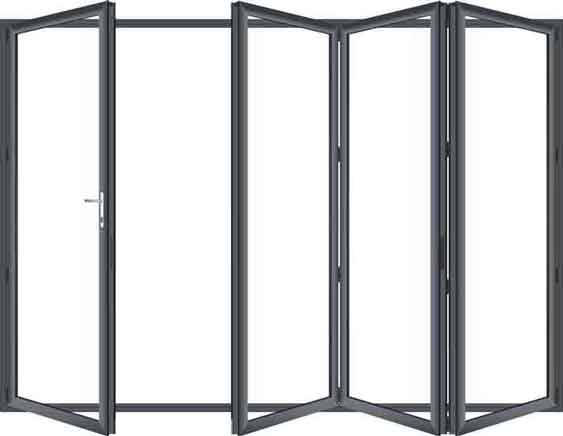 4 Panel Aluminium Bifold Doors 413