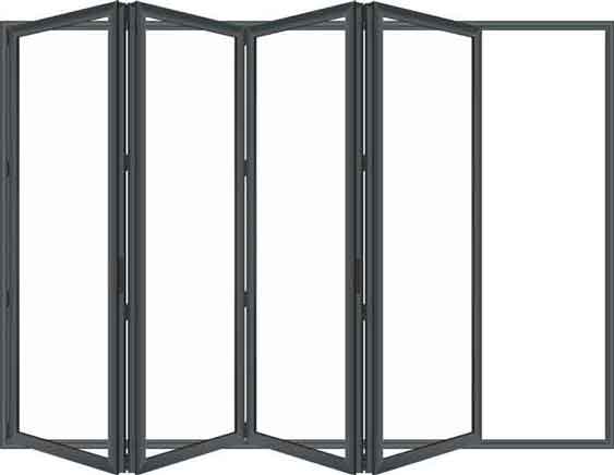 4 Panel Aluminium Bifold Doors 440