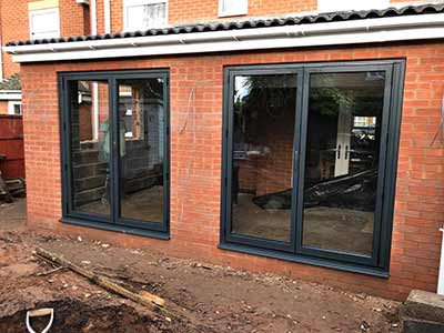 2 section bifold doors