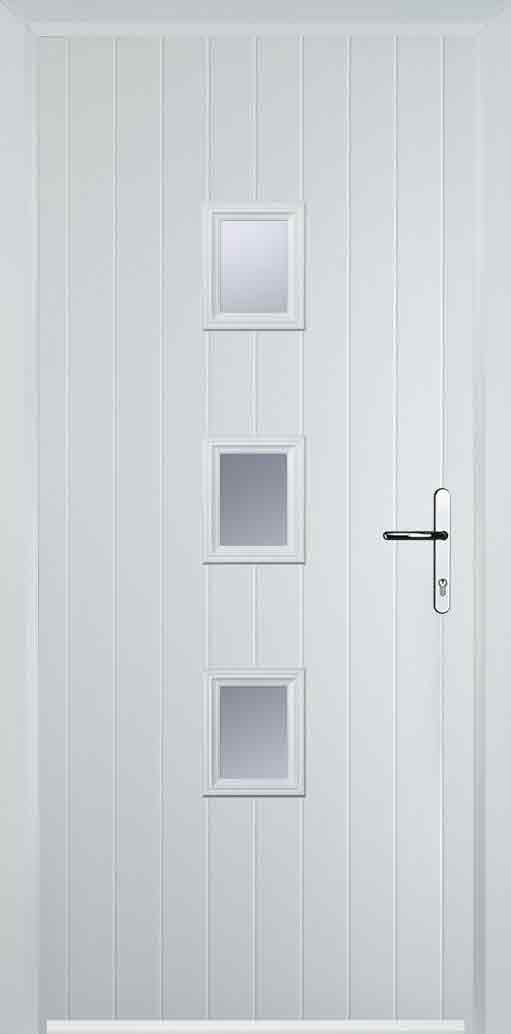 3 Square Central Composite Door