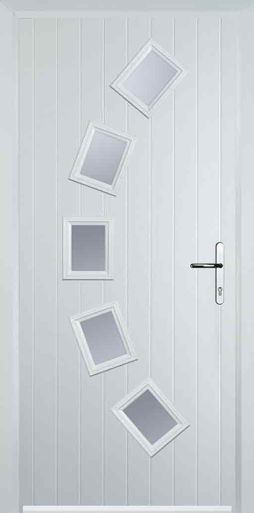 5 Square Curved Composite Door