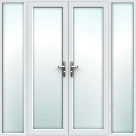 french doors with sidelights