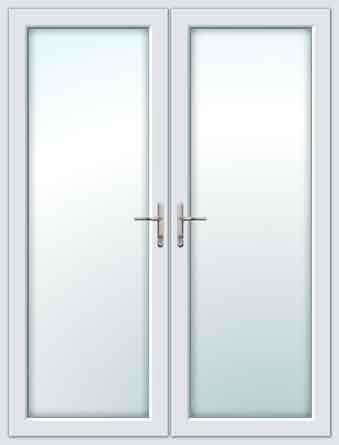 white french doors