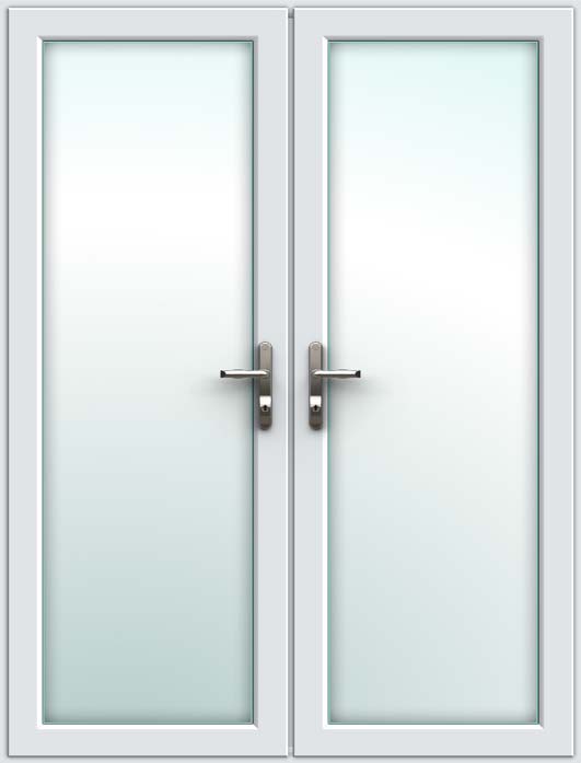 white french doors