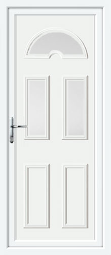 Carter Three Glazed UPVC Back Door