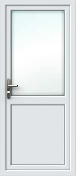 Half Glazed UPVC Back Door