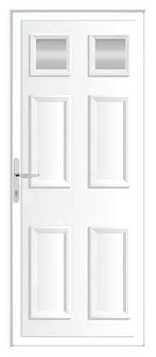 Edwardian 2 Glazed UPVC Back Door