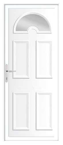 Georgian 1 Glazed UPVC Back Door