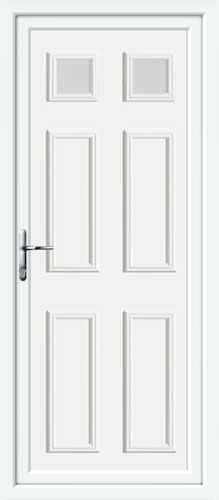 Wilson Two Glazed UPVC Back Door