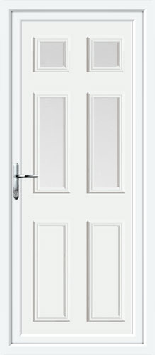 Wilson Four Glazed UPVC Back Door
