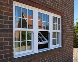 white upvc sliding sash windows