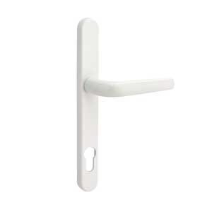 white lever lever door handles