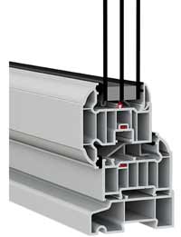 triple glazed upvc window