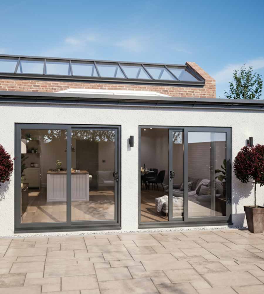 Liniar upvc sliding patio doors