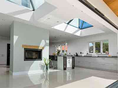 aluminium roof lantern internal view