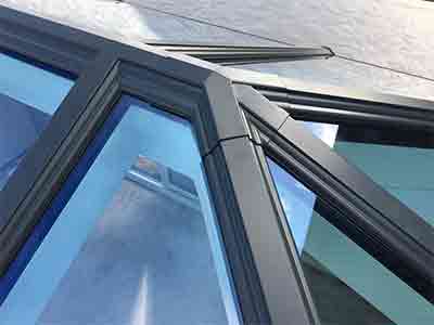 grey roof lantern
