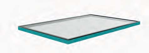 ral colour flat roof light