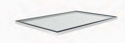 white flat roof light
