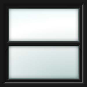 black sliding sash window