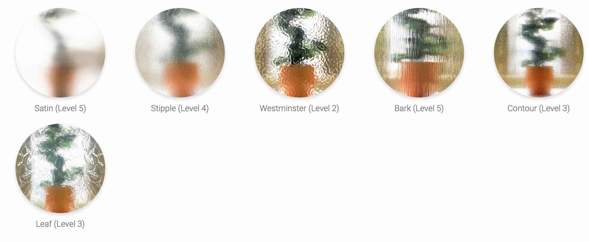 obscure glass patterns