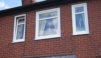 white upvc tilt and turn windows