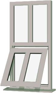 Agate Grey UPVC Window Style 145