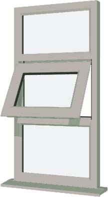 Agate Grey UPVC Window Style 15