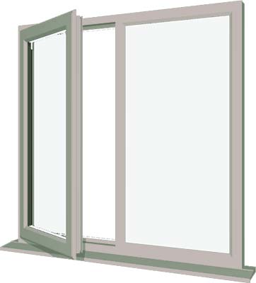 Agate Grey UPVC Window Style 18