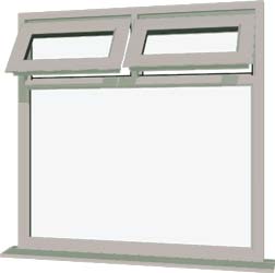 Agate Grey UPVC Window Style 22