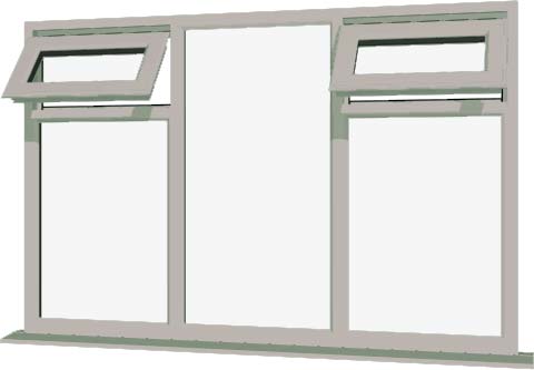 Agate Grey UPVC Window Style 32