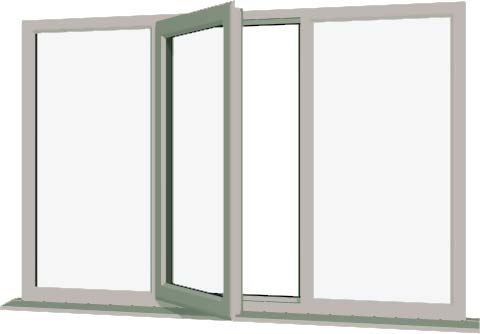 Agate Grey UPVC Window Style 33