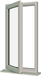 Agate Grey UPVC Window Style 4