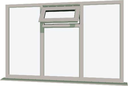 Agate Grey UPVC Window Style 43