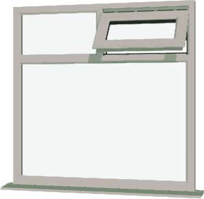 Agate Grey UPVC Window Style 45