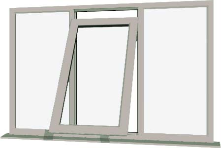 Agate Grey UPVC Window Style 46