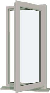 Agate Grey UPVC Window Style 5