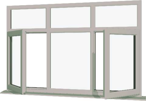 Agate Grey UPVC Window Style 50