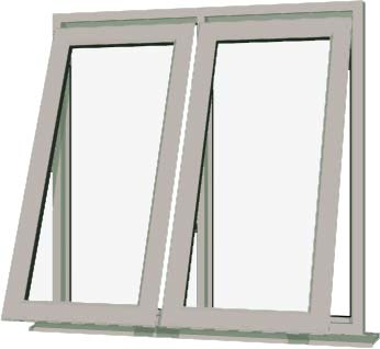Agate Grey UPVC Window Style 53