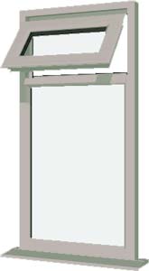 Agate Grey UPVC Window Style 6