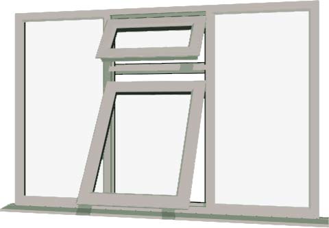 Agate Grey UPVC Window Style 62