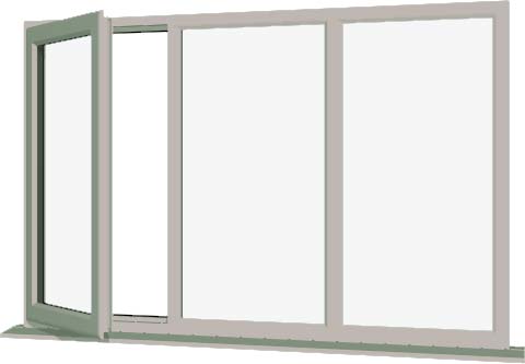 Agate Grey UPVC Window Style 63