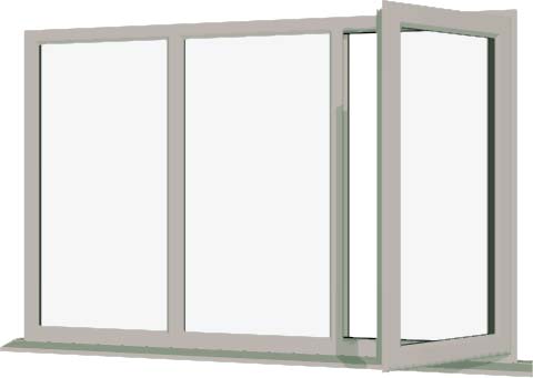 Agate Grey UPVC Window Style 64