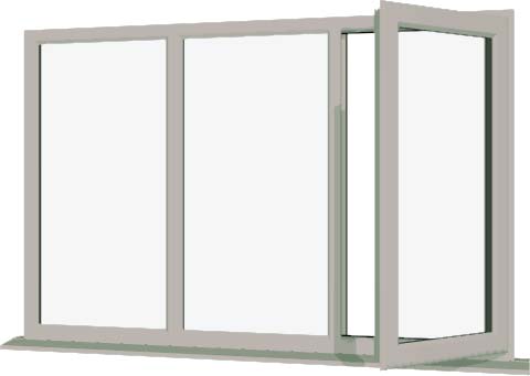 Agate Grey UPVC Window Style 64