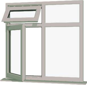 Agate Grey UPVC Window Style 69